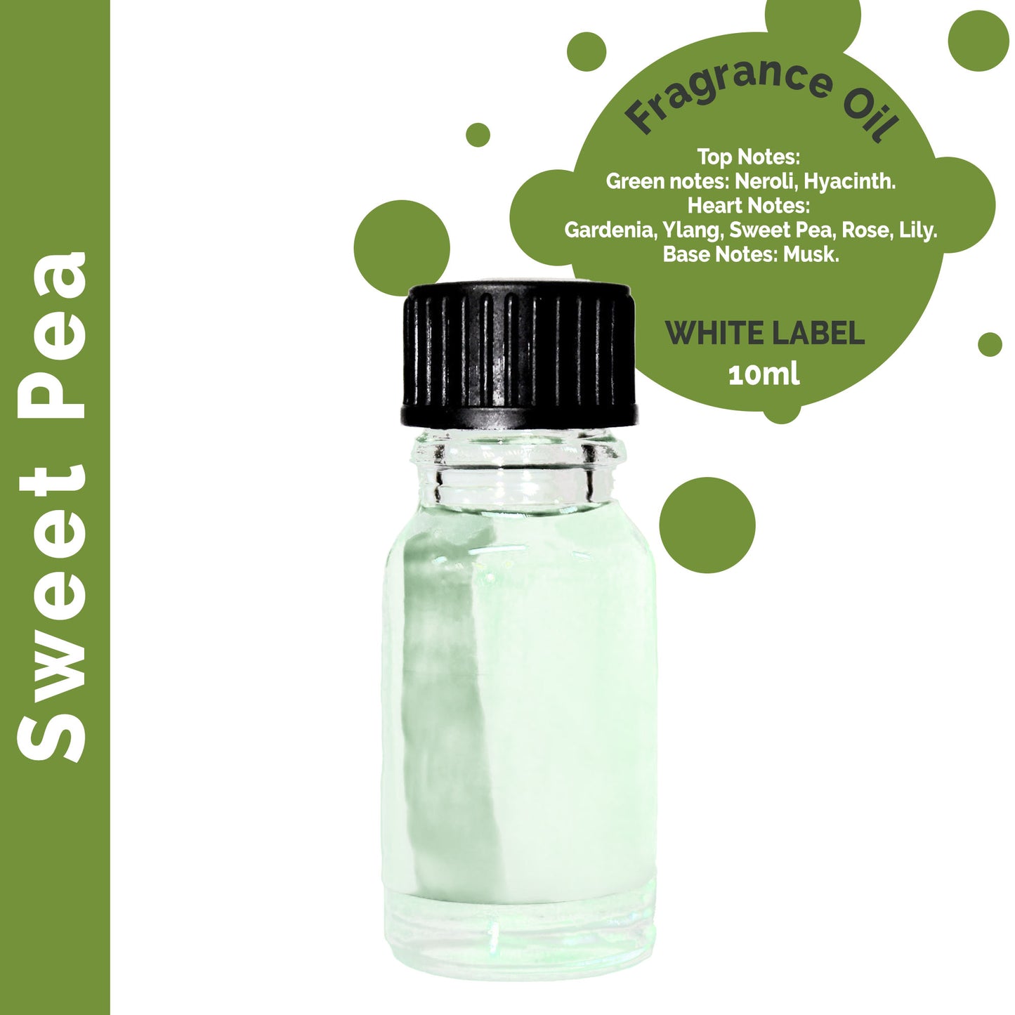 Customisable 10 ml Sweet Pea Fragrance Oil - 10 Pack