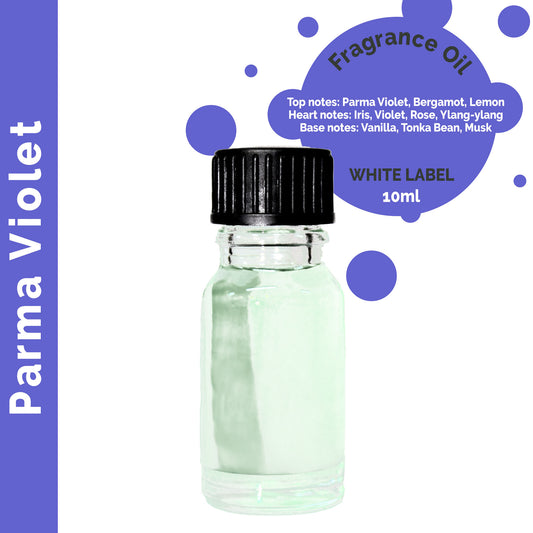 Customisable 10 ml Parma Violet Fragrance Oil - 10 Pack