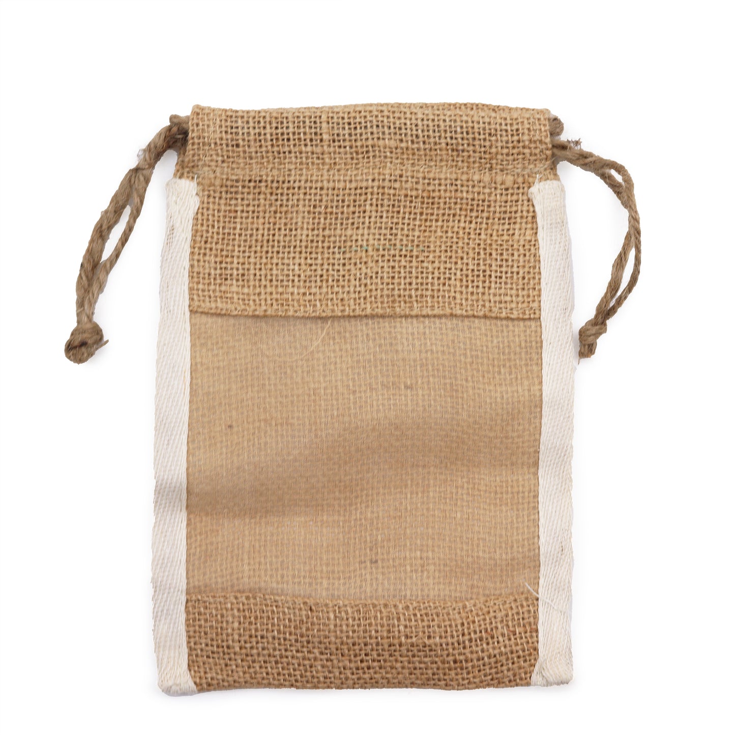 Med Washed Jute Pouch - 21x15cm