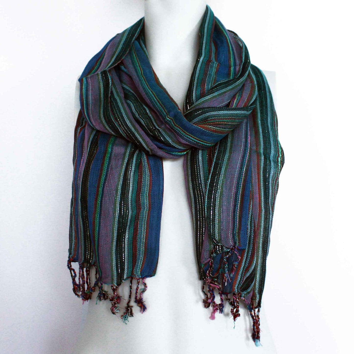 Indian Boho Scarves - 50x180cm - Random Purples