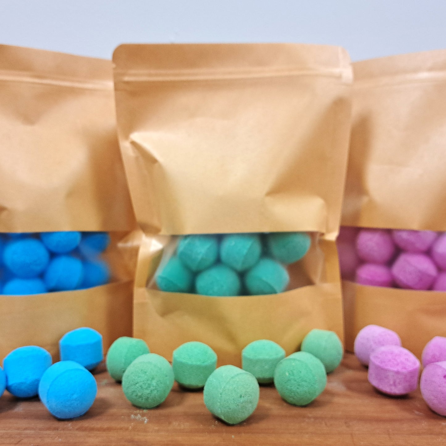 Bag of 20 Chill Pill Bath Bombs - Blueberry