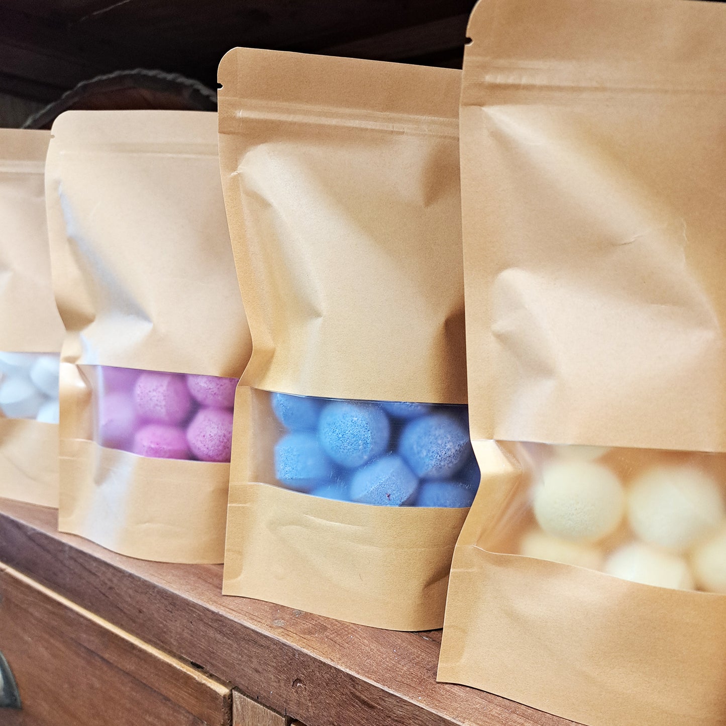 Bag of 20 Chill Pill Bath Bombs - Passion Fruit