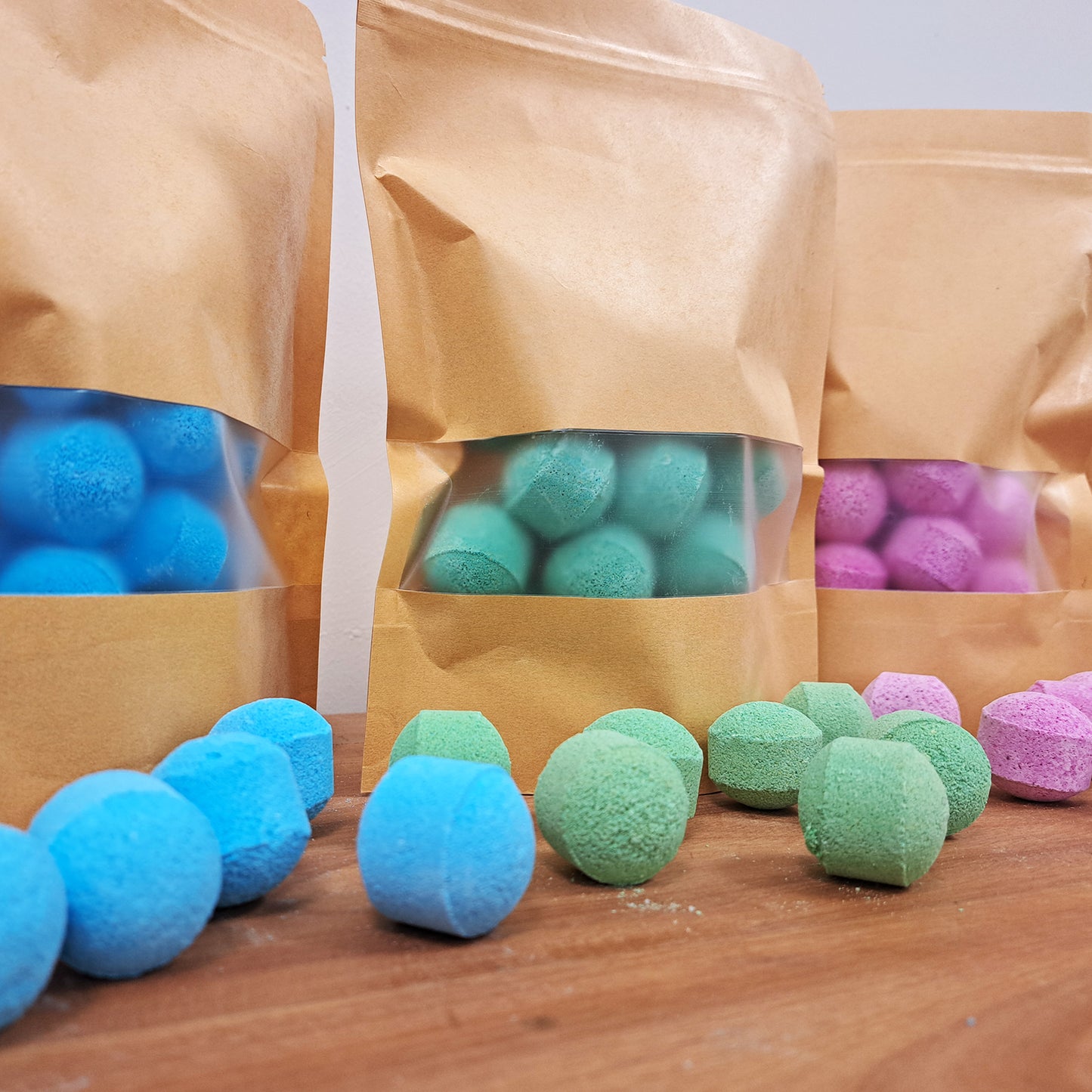 Bag of 20 Chill Pill Bath Bombs - Blueberry