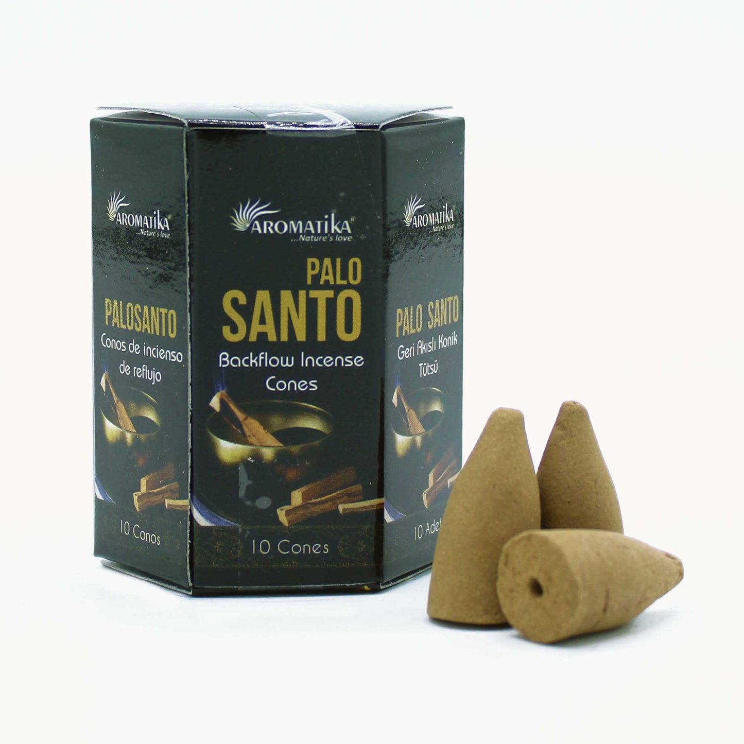 Masala Backflow Incense Cones - Palo Santo