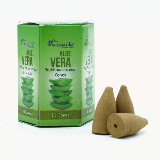 Masala Backflow Incense Cones- Aloe Vera