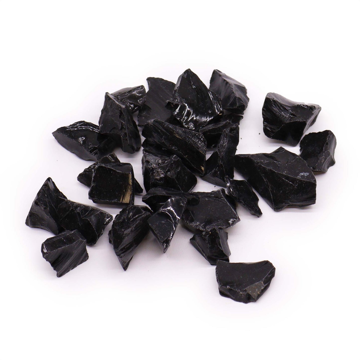 Rough Crystals Pack (500gm) - Black Obsidian