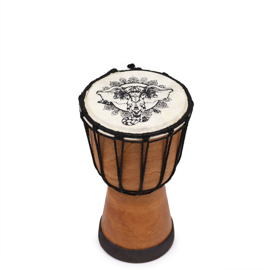 Handmade Wide Top Djembe Drum - 20cm