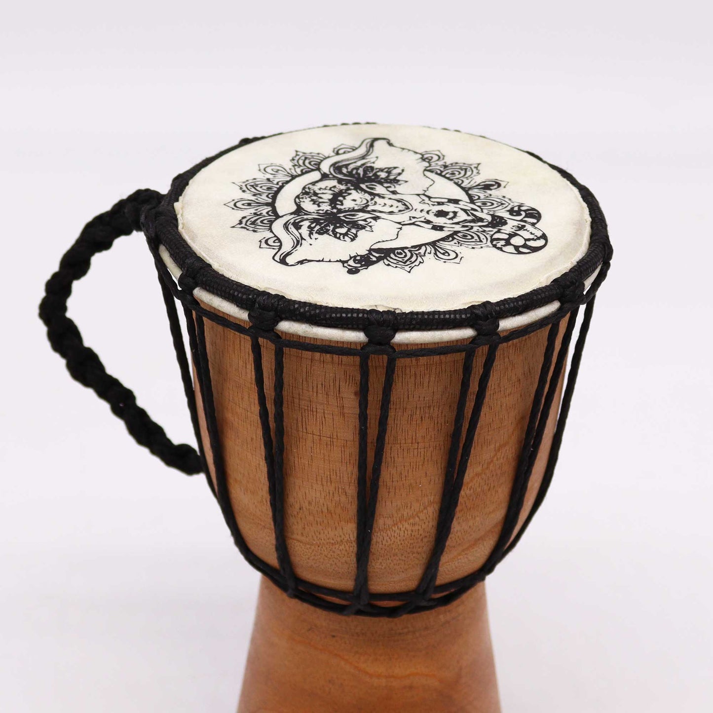 Handmade Wide Top Djembe Drum - 20cm