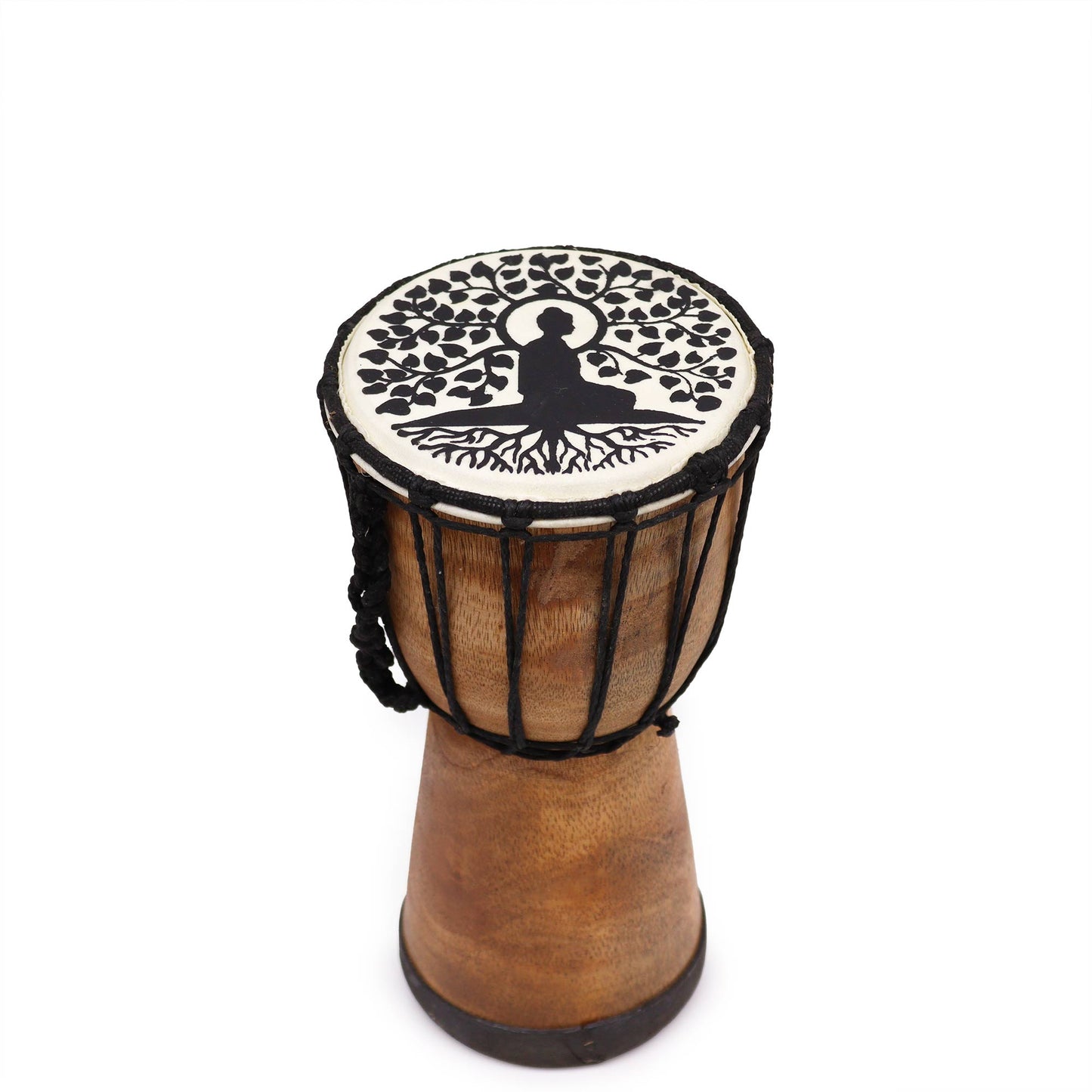 Handmade Wide Top Djembe Drum - 25cm