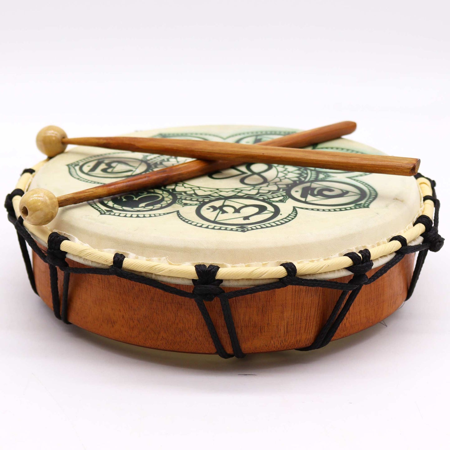 Chakra Shamanic Drum with Sticks - 25cm