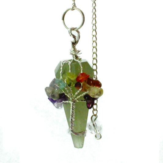 Crystal Pendulum - Seven Chakra - Aventurine