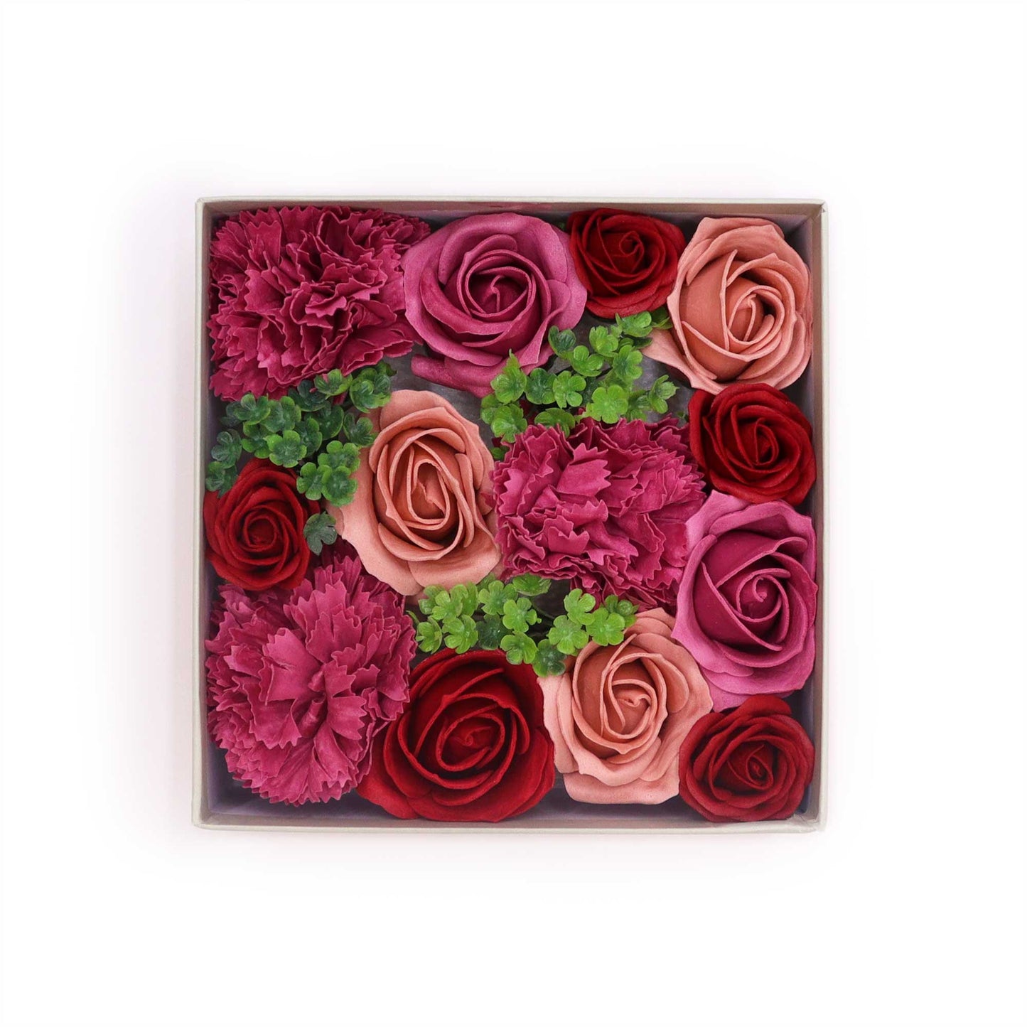 Square Soap Arrangement Box - Vintage Roses