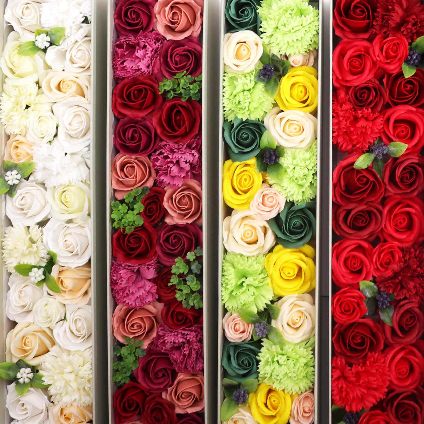 Extra Long Soap Arrangement Box - Vintage Roses