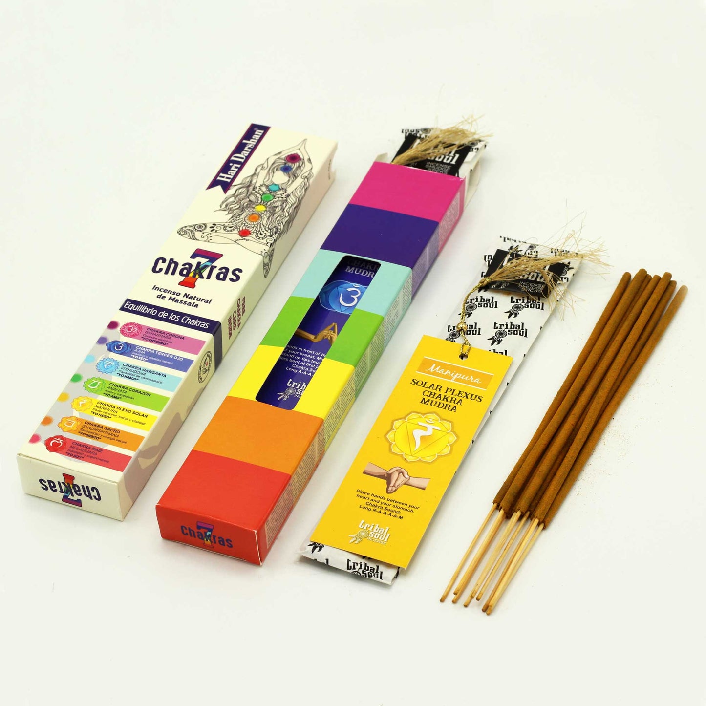 Tribal Soul Incense Sticks - 7 Chakras with Message Card