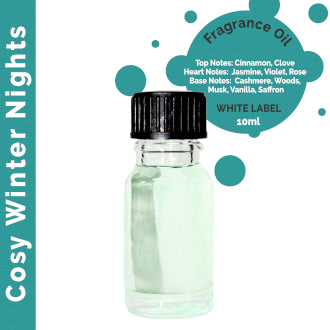 Customisable Cosy Winter Nights Fragrance Oil 10ml - 10 Pack