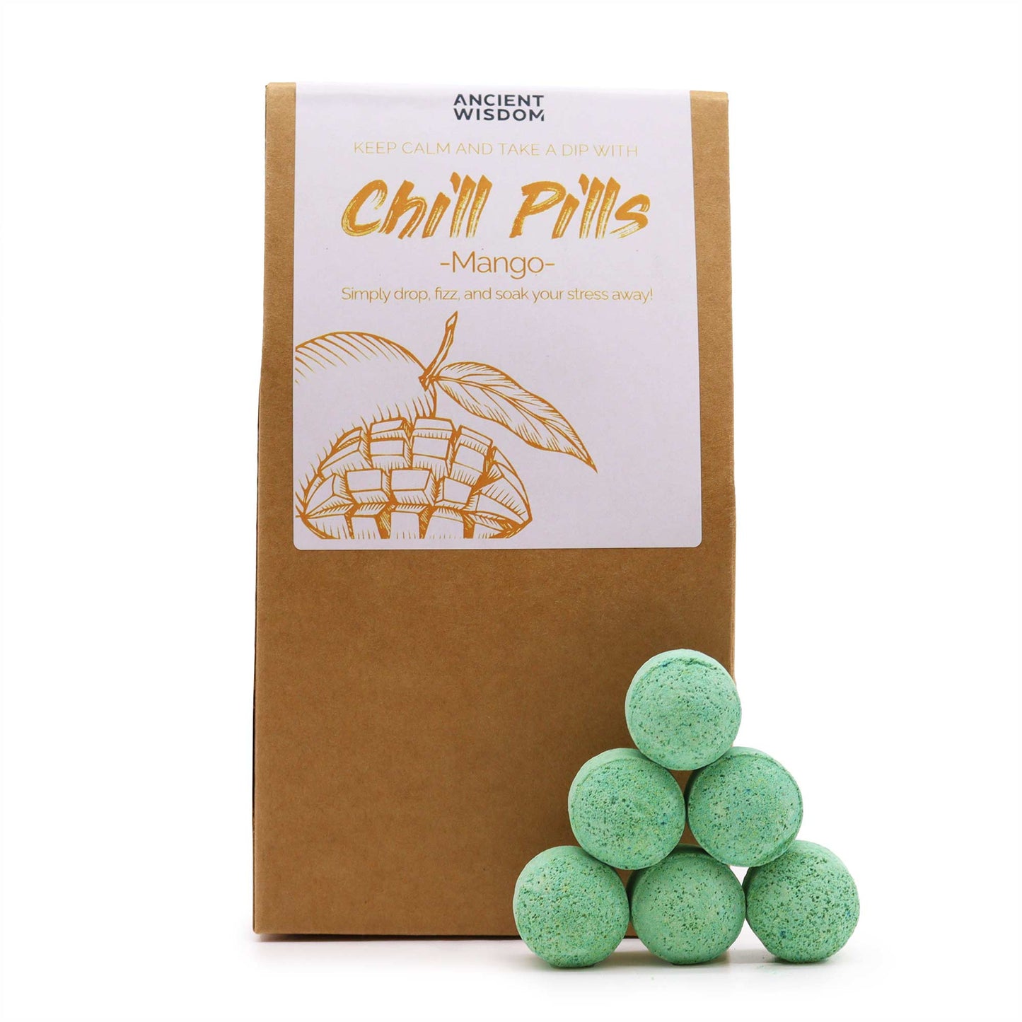 Chill Pills Bath Bomb Gift Set - Mango