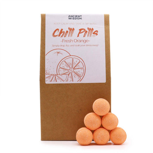 Chill Pills Bath Bomb Gift Set - Fresh Orange