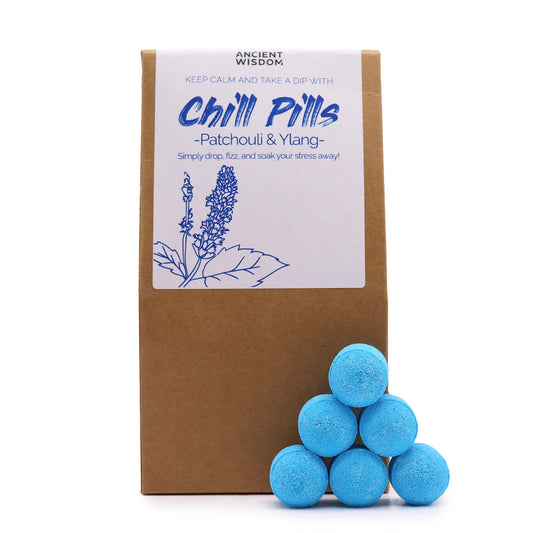 Chill Pills Bath Bomb Gift Set - Ylang & Patchouli