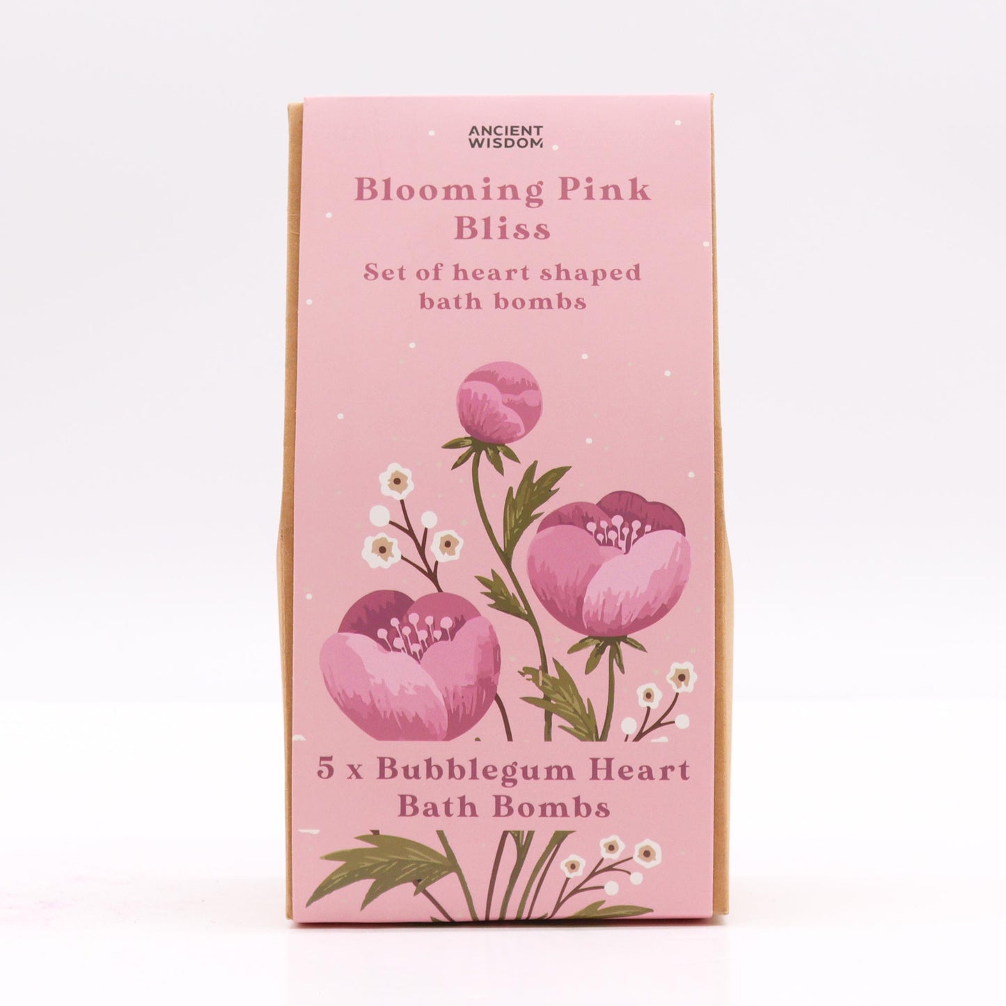 Blooming Pink Bliss Bath Heart Gift Set