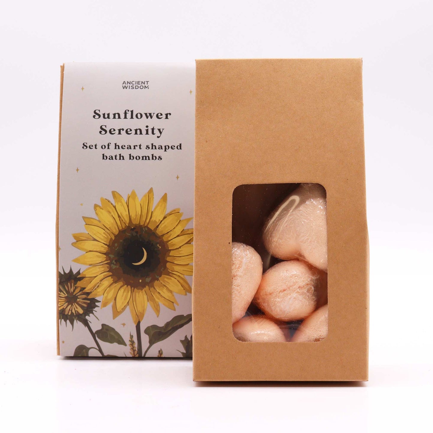 Sunflower Serenity Bath Heart Gift Set