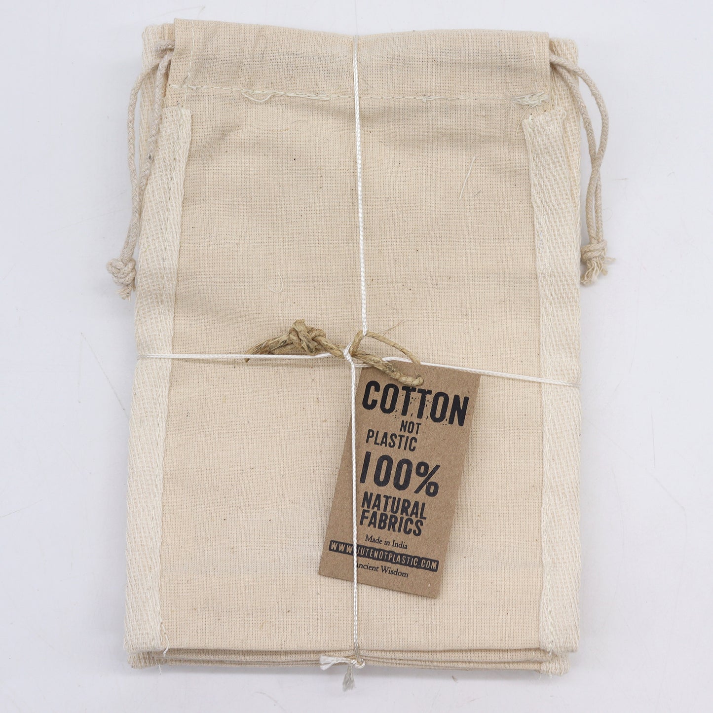 Med Cotton Window Pouch - 21x15cm