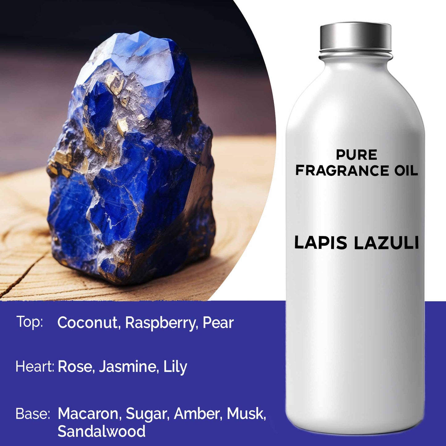 500ml (Pure) Fragrance Oil - Lapis Lazuli