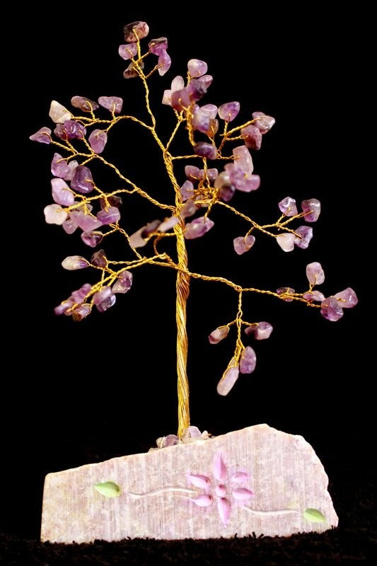 Amethyst Gemstone Tree - 80 Stones