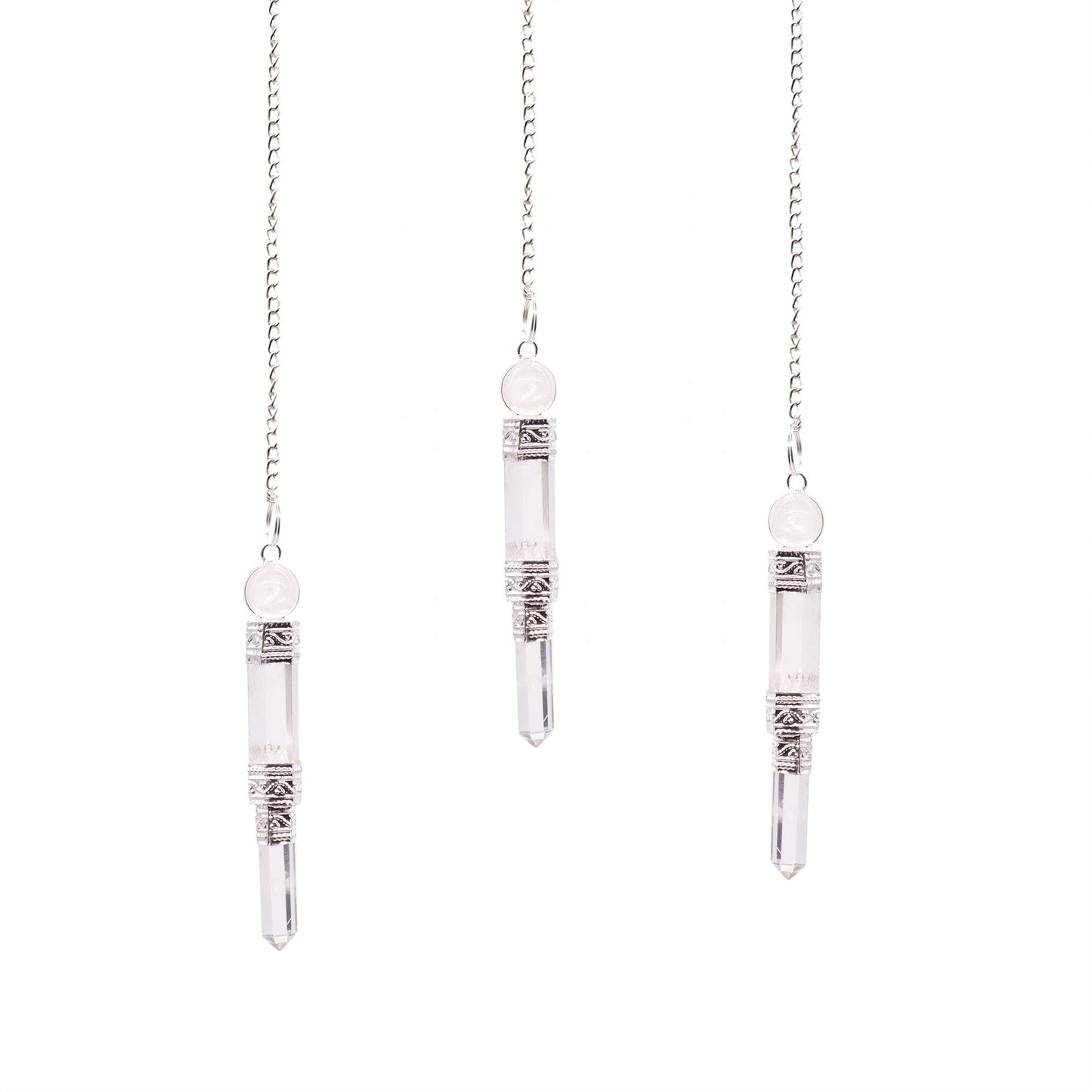 Three Piece Pendulum - Rock Quartz