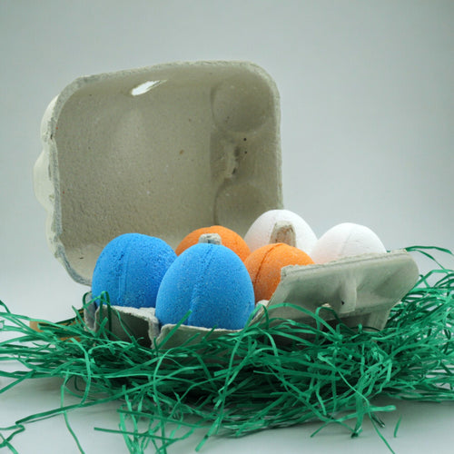 Tray of 6  Bath Eggs - Mixed Tray - Twins 1