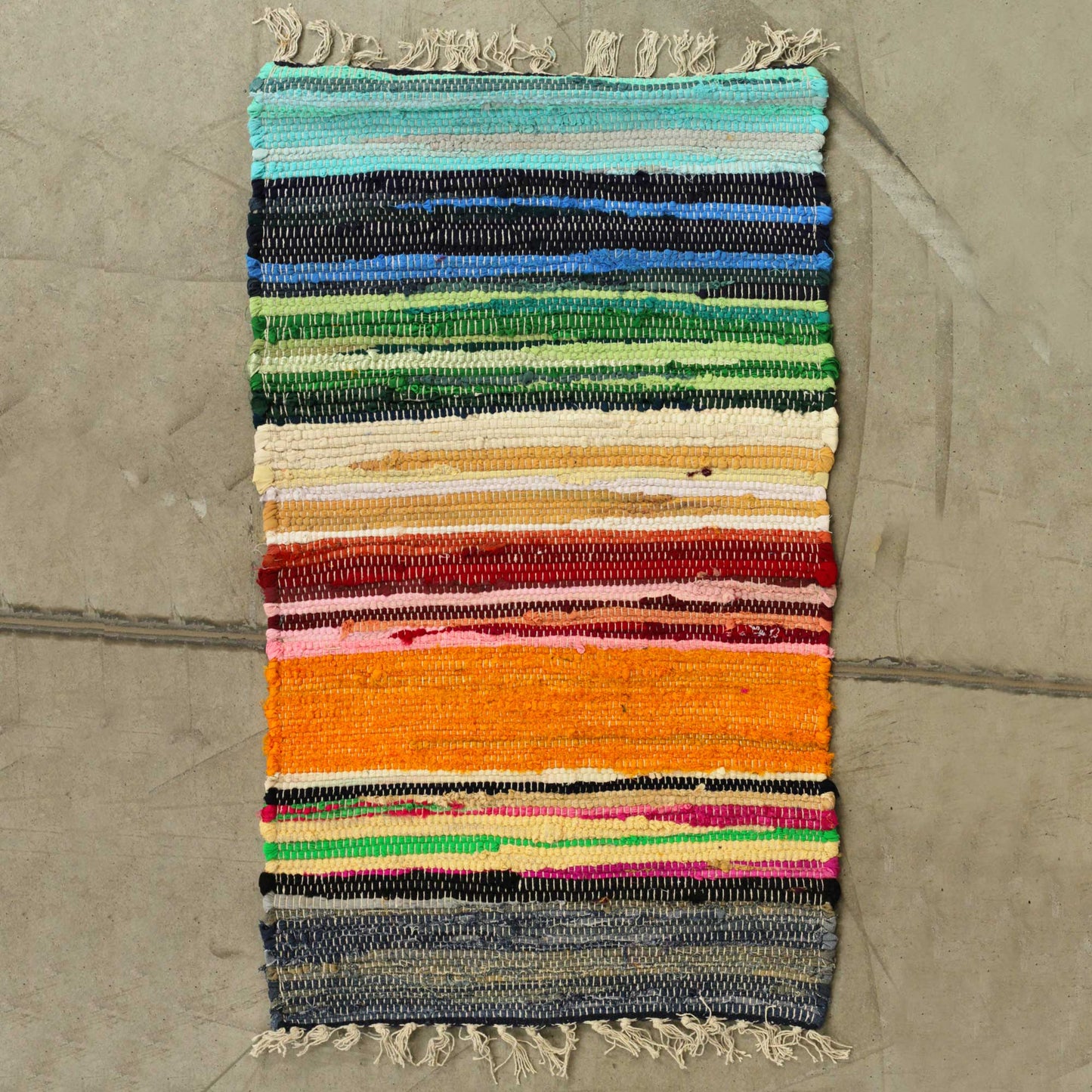 Room Rag Rug - 150x200cm - premium quality - Rainbow Colours