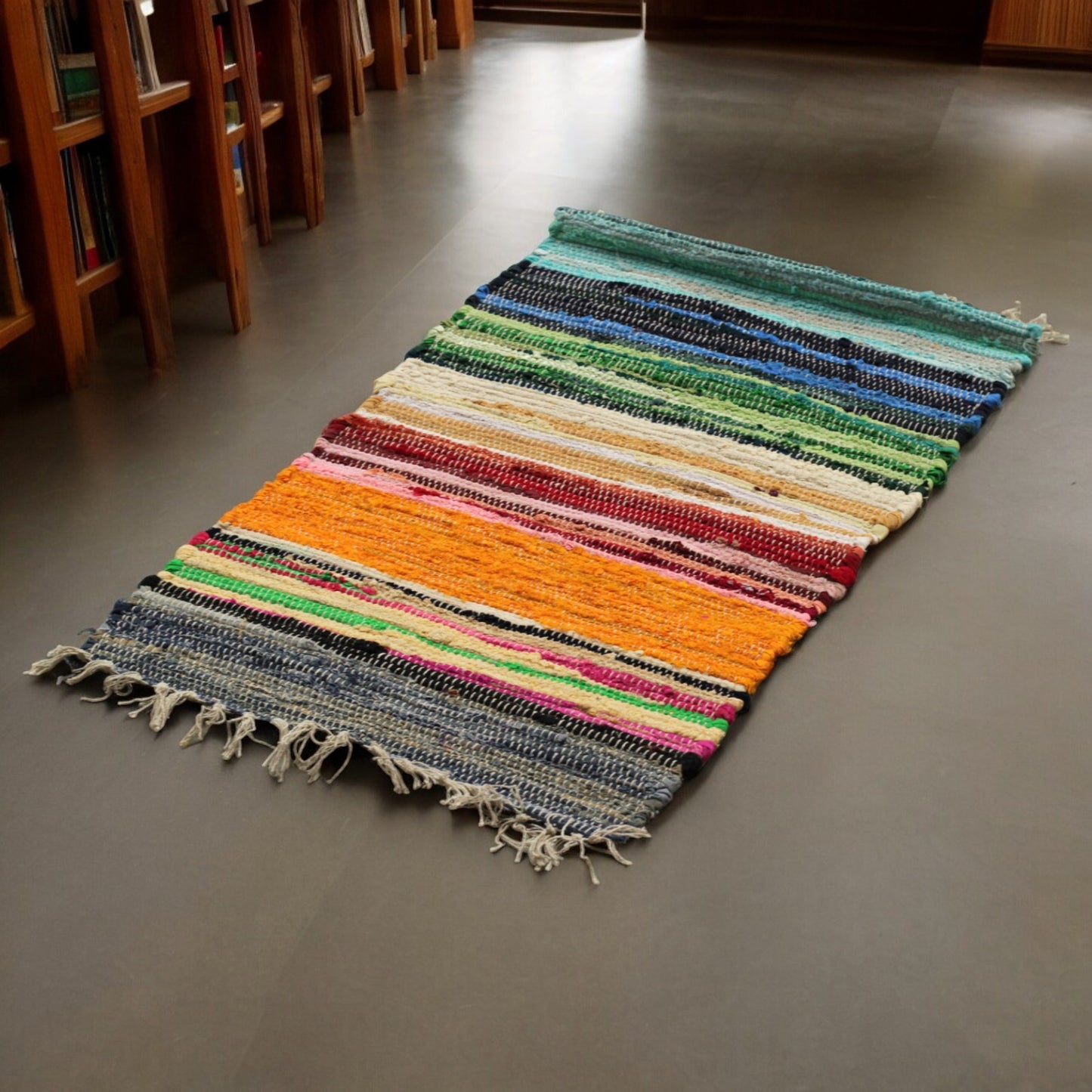 Room Rag Rug - 150x200cm - premium quality - Rainbow Colours