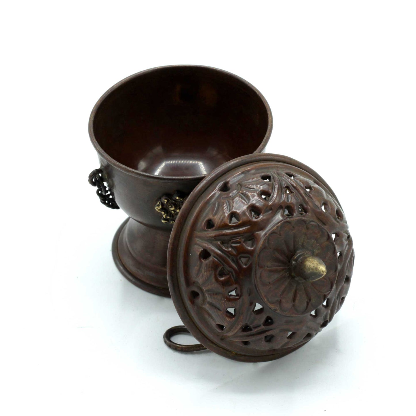 Copper Tibetan Incense Burner - Classic Hanging