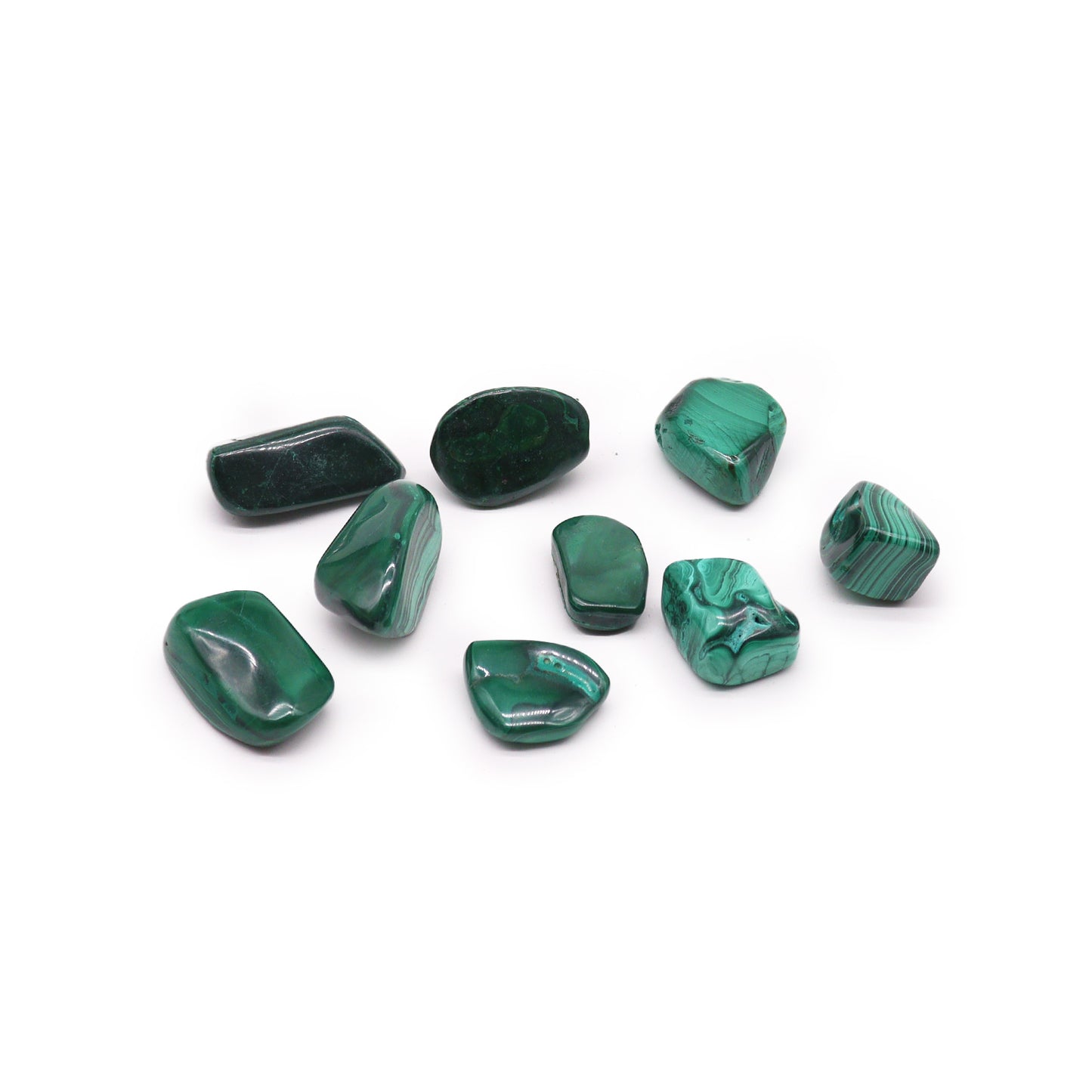 Pack of 24 Pack of Tumble Stones - Malachite