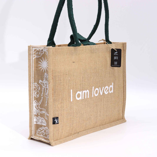 Jute Big Bag - I am Loved