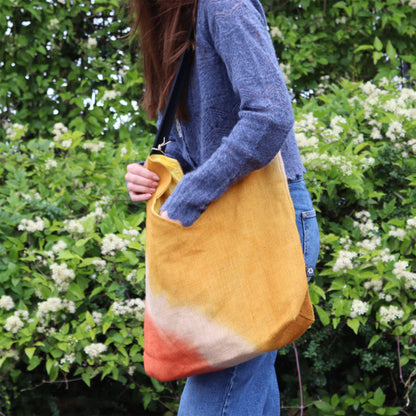 Soft Blend Shoulder Tote -Tumeric