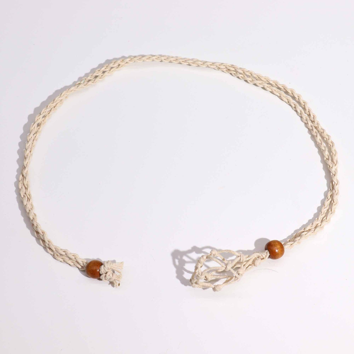 Crystal Gemstone Necklace Cord 45cm/18inch - Natural