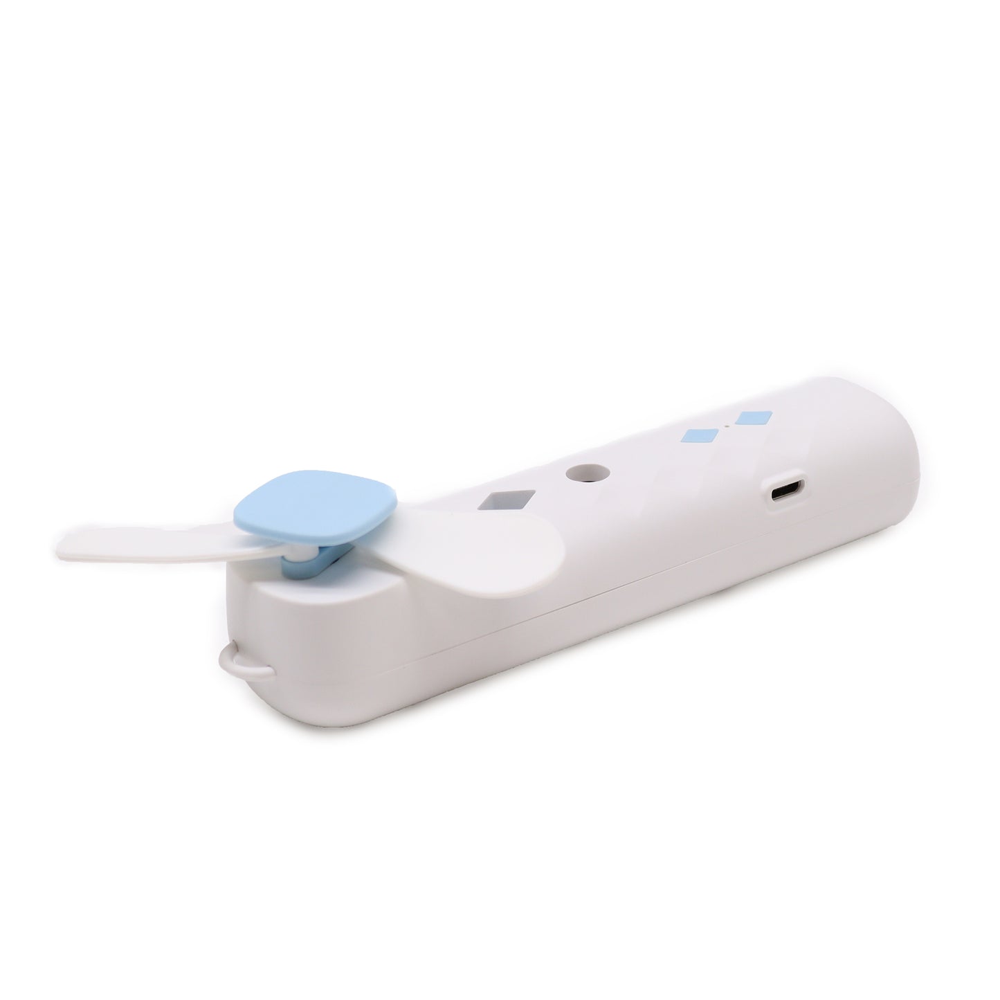 White Nano Mist Face Fan & Spray - USB chargable