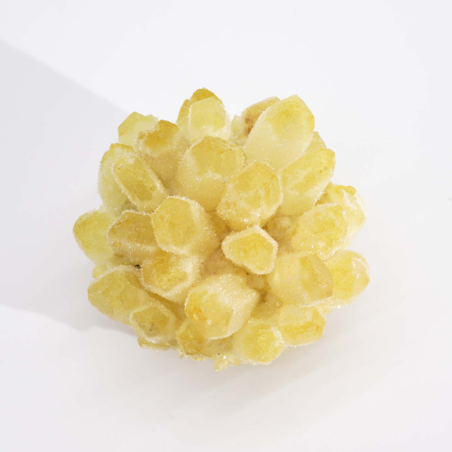 Crafted Natural Quartz Cluster - Yellow Ghost Quartz (approx 250-300gm 8cm)