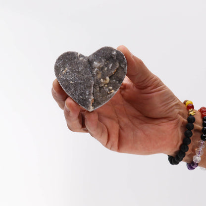 Large Calcite Hearts (approx 6.5-8.5cm)
