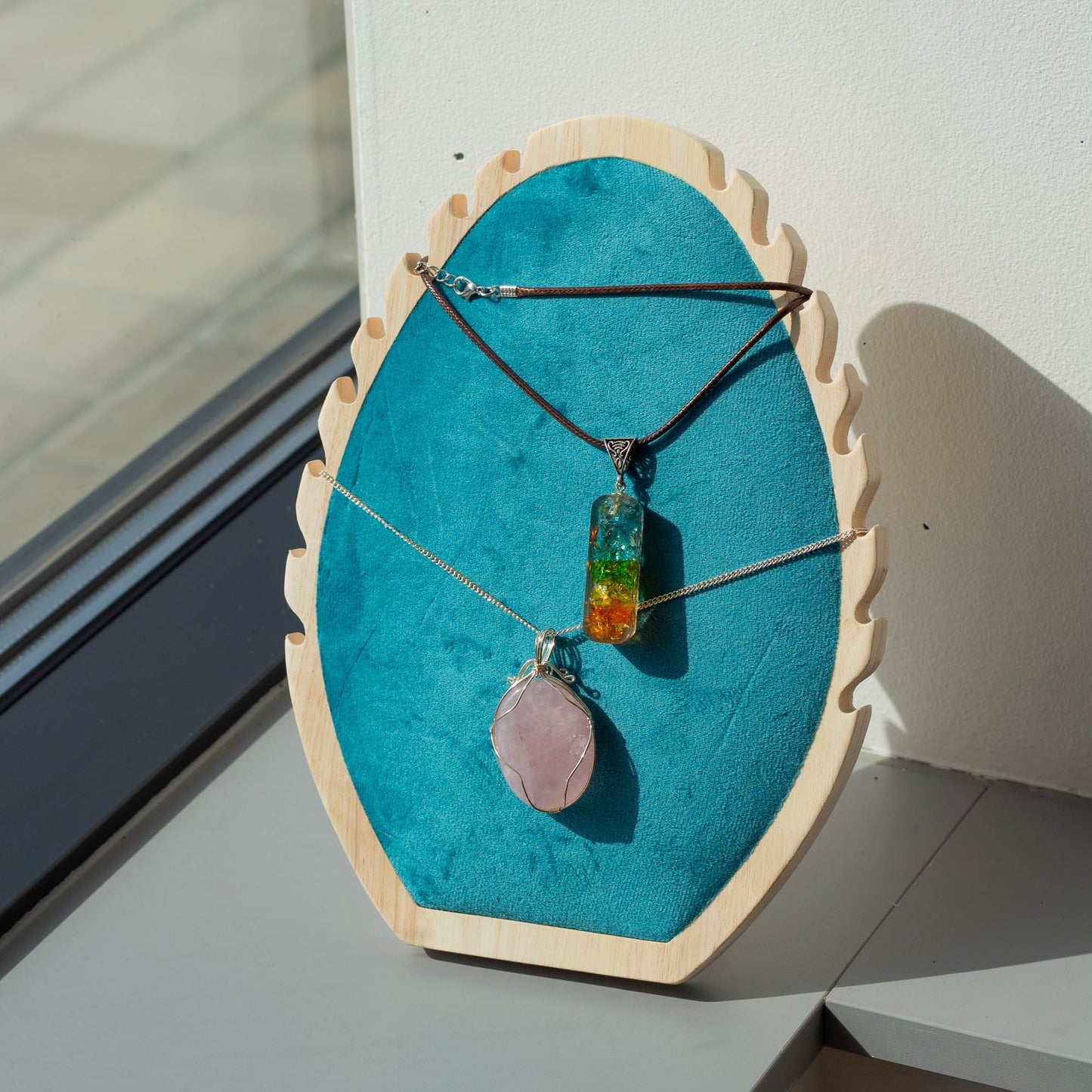 Extra Large Oval Necklace Display  32x21cm