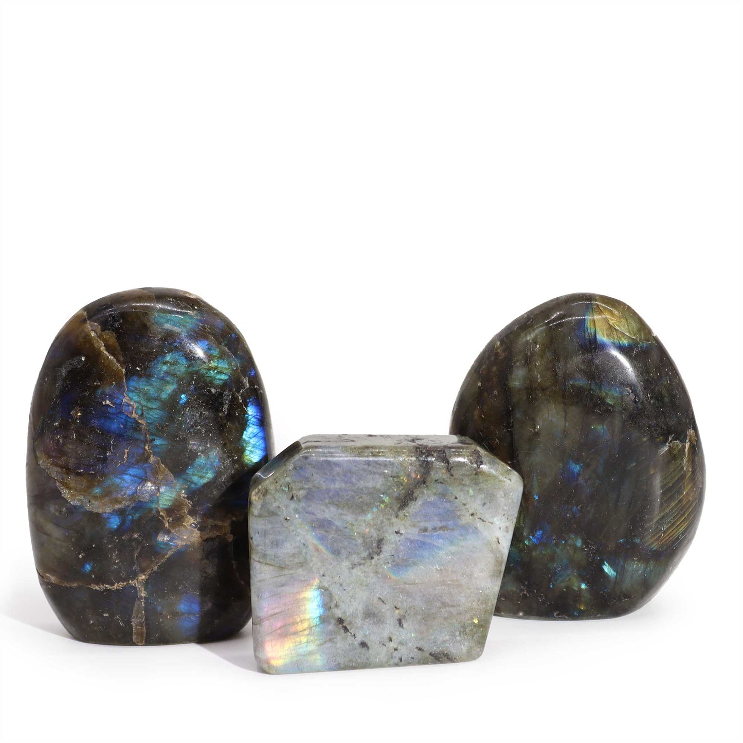 Madagascar Labradorite Tomb Stones (approx 80-168g 40-60mm)