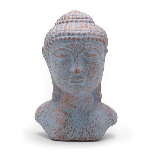 Tranquility Buddha Head  - Blue Copper