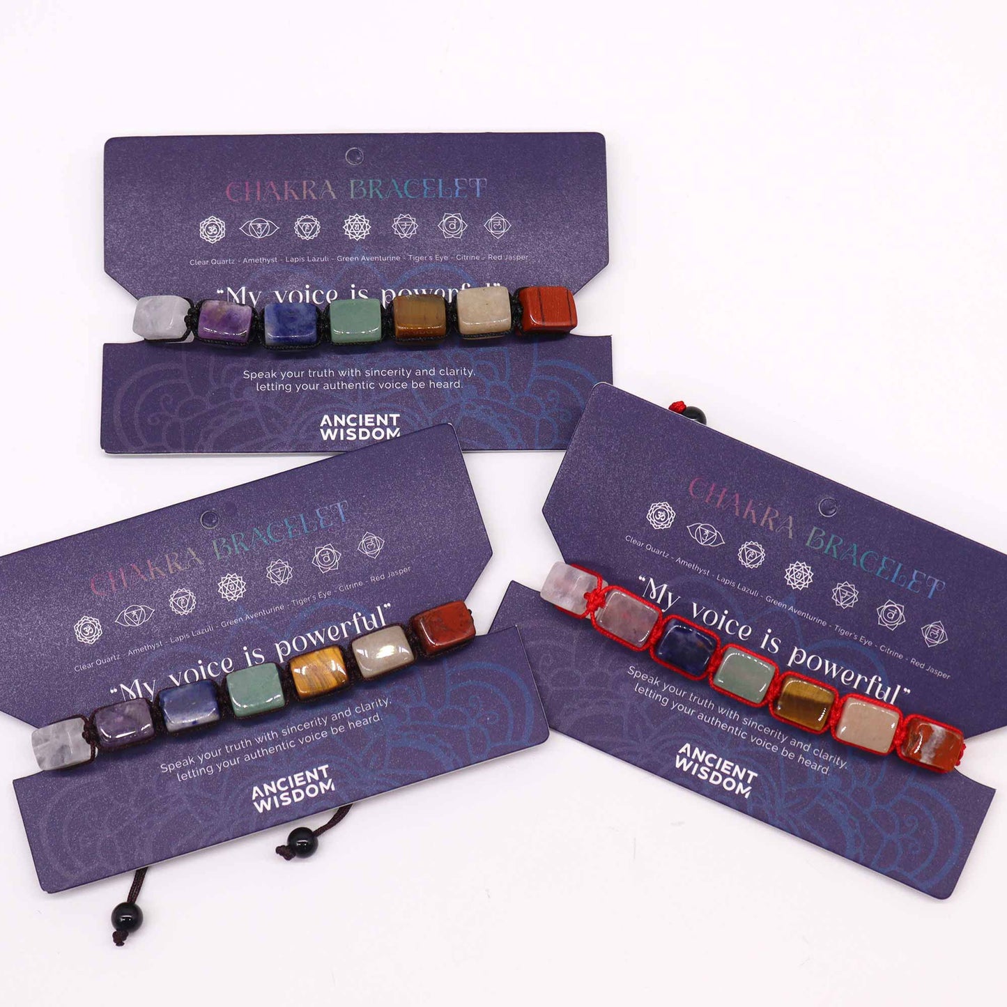 Chakra String Bracelets - Tumble Stones