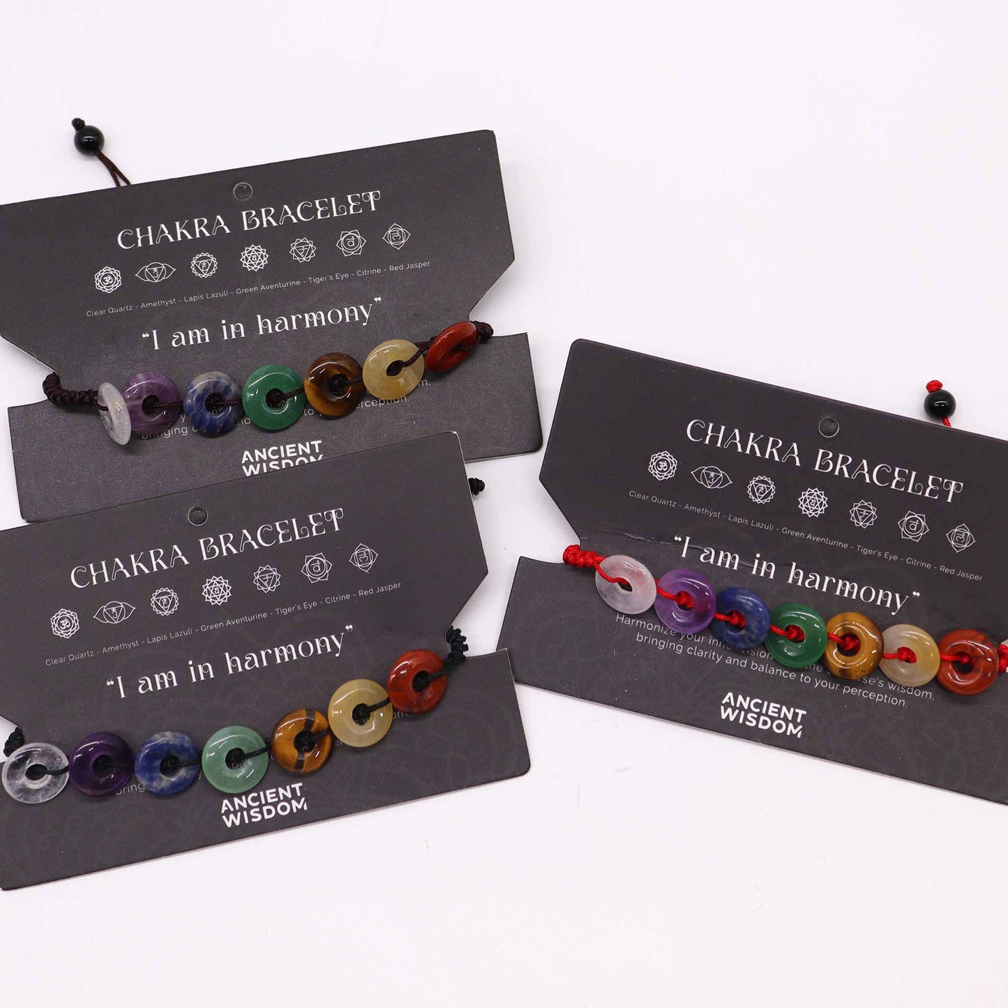 Chakra String Bracelets - Mini Donuts