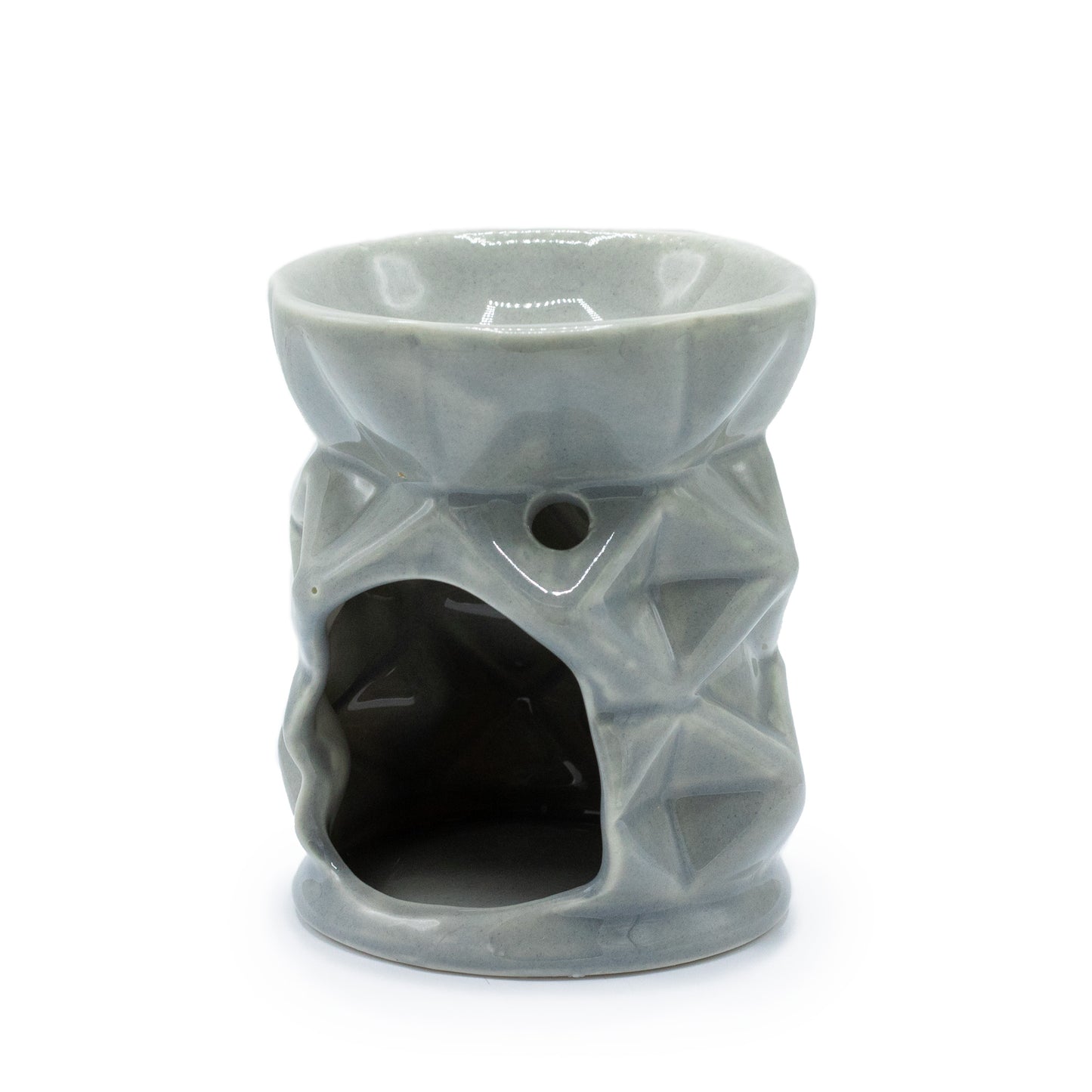 Oil Burner Geometric - Grey