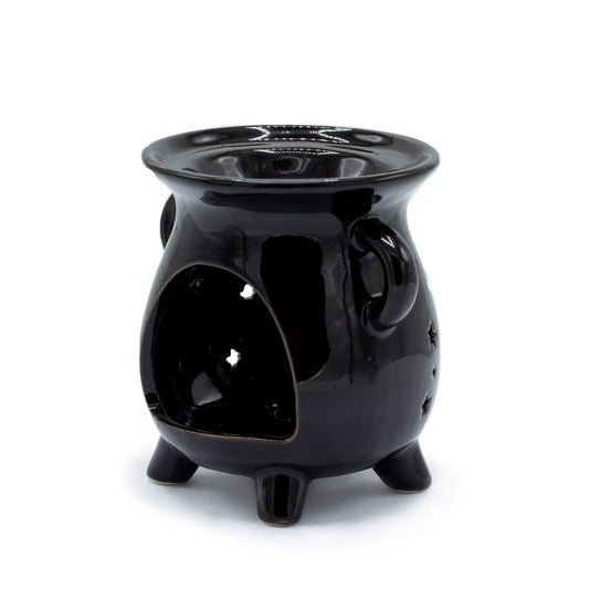 Caildren Oil Burner - Moon Phase - Black