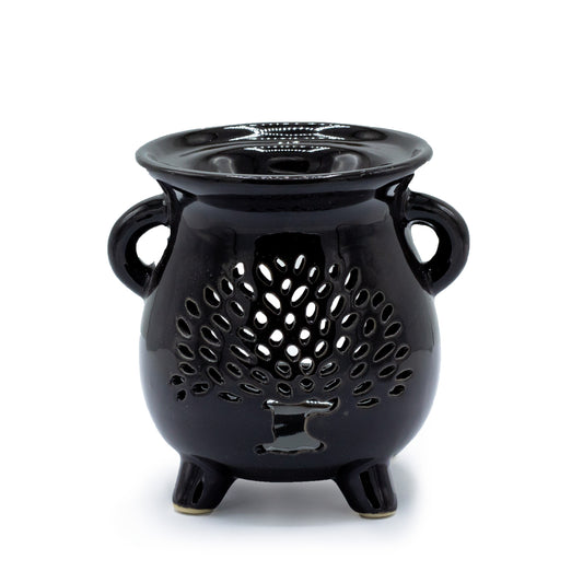 Caildren Oil Burner - Tree of Life - Black