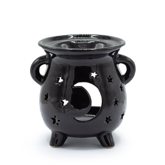 Caildren Oil Burner - Moon & Stars - Black