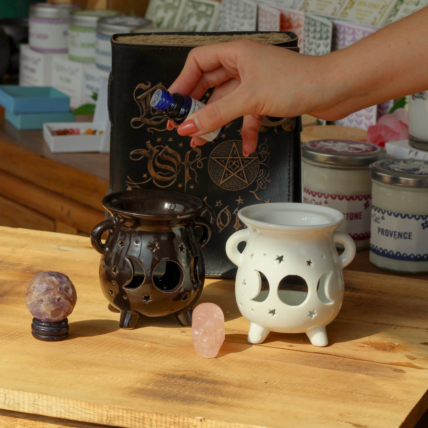 Caildren Oil Burner - Tree of Life - Black