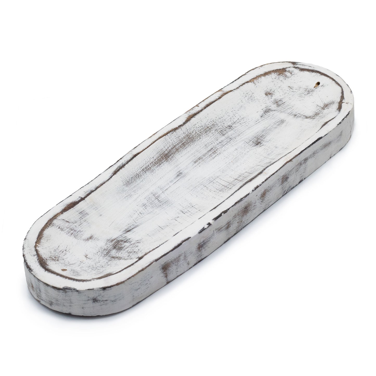 Large Incense Tray 30x10cm - Classic Whitewash